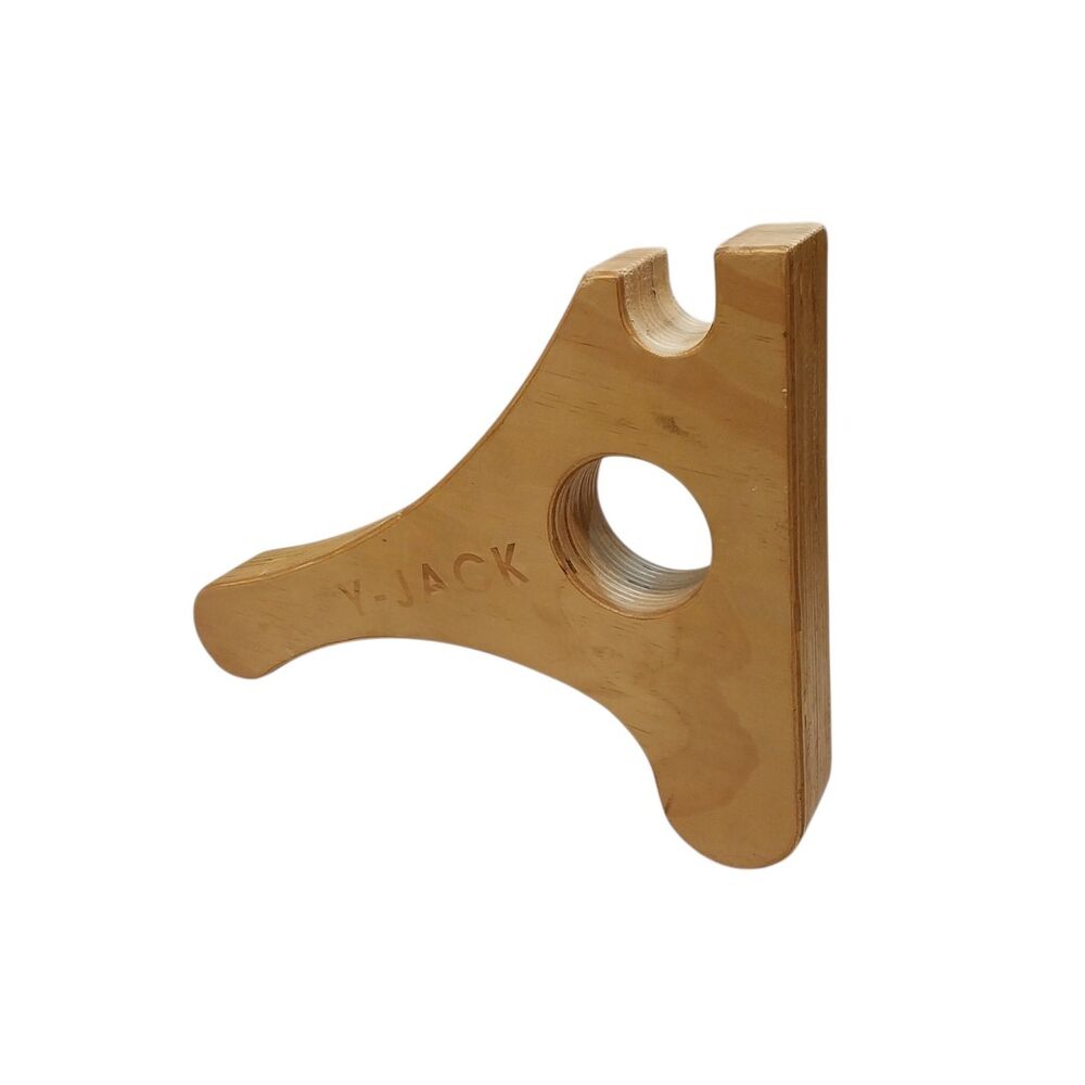 Y-JACK Yes 4 All Wooden Deadlift Jack Barbell Plate Changer FITS IN GYM BAG